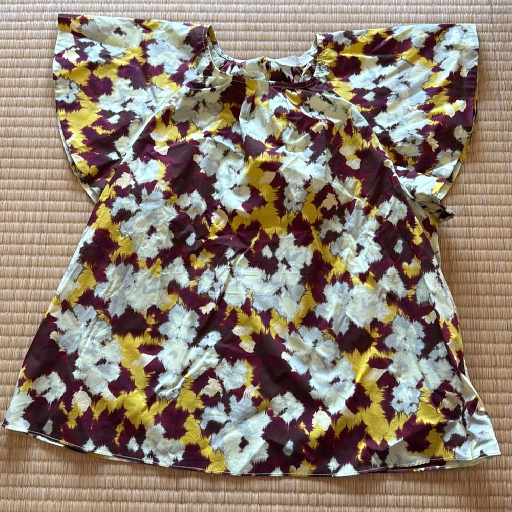 Ulla Johnson Top in Brown and Yellow